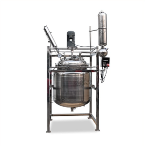 เครื่องปฏิกรณ์ตกผลึกเคมี100L พร้อมแจ็กเก็ตสแตนเลสสำหรับอุตสาหกรรมน้ำมัน - Product Image 6