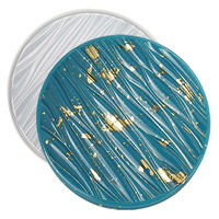 Moule en silicone pour résine époxy, motif grande vague, pour plateau, dessous de verre, plateau à thé, plateau à fruits, résistant à la chaleur et antiadhésif