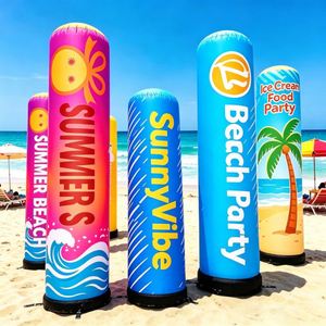 Pilar Inflable LED con Impresión de Logotipo Personalizado, Resistente al Agua, con Cambio de Color, Bajo MOQ, Venta al Por Mayor de Fábrica, para Decoración de Ferias Comerciales y Fiestas - Product Image 1
