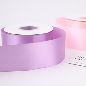 Nine-Colored Ribbon Satin Ribbon 5Cm Woven Solid Color Gift Packaging DIY Craft Material - Product Image 2