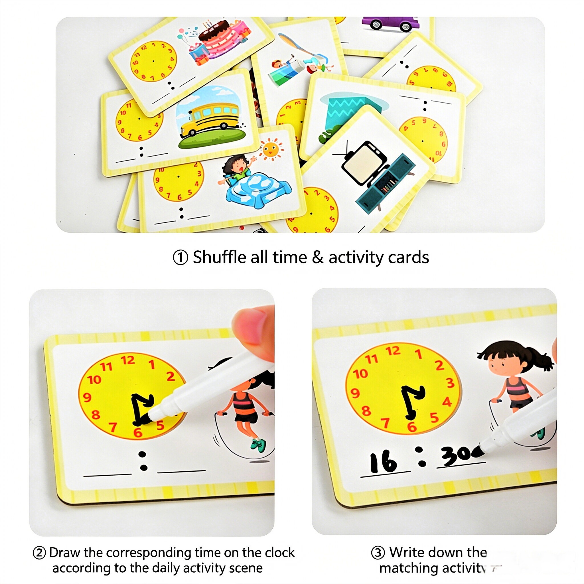 Upgraded Montessori Wooden Math & Number Counting Toy Set - View 4