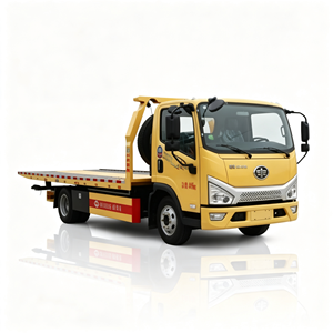 รถยกพ่วงแบบพื้นเรียบ FAW 4x2 150 แรงม้า 3-6 ตัน สำหรับงานกู้ภัยและรถเสียฉุกเฉิน - Product Image 1