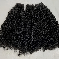 Lots de Cheveux Humains Vierges Bruts Remy Double Drawn Bouclés Pixie Brésiliens Indiens Malaisiens Cambodgiens