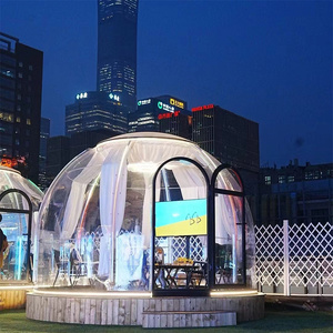 Full <span class=keywords><strong>House</strong></span> Outdoor Restaurant Zelt Transparente Garten blase Iglu Camping Geodätische Kuppel Zelthaus - Product Image 3