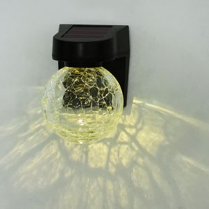 Vetro di alta qualità + ABS amorfo pannello solare impermeabile IP44 vetro solare led luce decorativa giardino esterno - Product Image 4