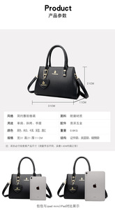 Bolsa Tote Personalizada de Cuero PU, Bolsos de Mano de Lujo para Mujer, Bolsos de Diseñador, Bolsos Cruzados de Alta Calidad para Dama - Product Image 3