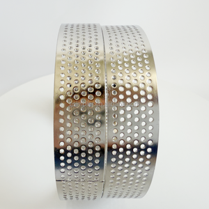 Nhà Máy Giá 2 inch thép không gỉ bánh Nhẫn 5cm Tart khuôn mẫu cho nướng nấu ăn trái cây nhỏ Tart crusts đục Tart Nhẫn - Product Image 4