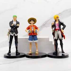 6 Stili di Action Figure in PVC di <span class=keywords><strong>One</strong></span> <span class=keywords><strong>Piece</strong></span> Versione Teatro: Luffy, Roronoa Zoro, Shankusu, Sanji, Robin, Red <span class=keywords><strong>Film</strong></span>, Giocattoli Anime - Product Image 3