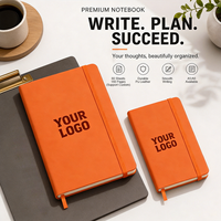 Carnet de notes en cuir PU de haute qualité avec logo personnalisé A5 A6 Budget Business School Office Diary Journal Notebook avec bande élastique