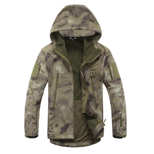 Chaqueta Táctica Impermeable para Exteriores, Chaqueta con Capucha de Invierno para Hombre, Chaqueta Táctica de Camuflaje Softshell para Hombre - Product Image 1