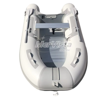 Bateau de pêche gonflable RIB pour 4 personnes, 3 m, plancher en aluminium, PVC, avec console centrale, garantie de 3 ans en option