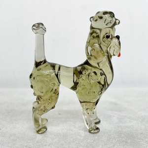 Figura de Poodle de Cristal Hecha a Mano, Arte Decorativo, Escultura de Animal de Estilo Pop Art, Decoración de Mesa, Adorno para Sala de Estar, Boda, 1 Pieza - Product Image 2