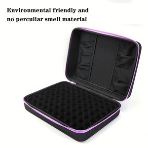 Vente en gros d'usine, étui de transport personnalisé en EVA rigide pour huiles essentielles, sac de rangement avec fermeture éclair - Product Image 3