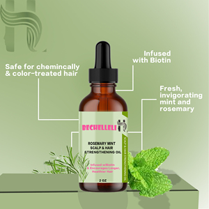 Aceite Esencial Orgánico para el Cuidado del Cabello con <span class=keywords><strong>Romero</strong></span> y Menta, para Cabello Seco, Producto <span class=keywords><strong>de</strong></span> Comercio Exterior Transfronterizo - Product Image 4