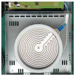 2000Watt đôi hồng ngoại cảm ứng nồi đánh bóng thép không gỉ điện đung Đức Powered Countertop cài đặt cho - Product Image 4