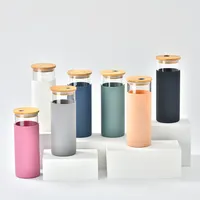 BEAU BIG SLEEVE - Silicone Sleeve: Glass Water Bottle: 32oz