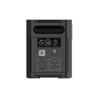 Banco de Energía Solar de Onda Sinusoidal Pura de 1200W, Batería LiFePO4 de 1024Wh, PD100W, Pico de 2400W, Generador para Casa y Camping, Compatible con AC/Solar/Coche