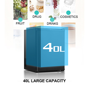 Mini <span class=keywords><strong>réfrigérateur</strong></span> à <span class=keywords><strong>porte</strong></span> simple en acier massif de 40 <span class=keywords><strong>litres</strong></span> XC-40JA Petit <span class=keywords><strong>réfrigérateur</strong></span> Bar Électrique Portable en acier inoxydable Refroidissement par air 65W - Product Image 4