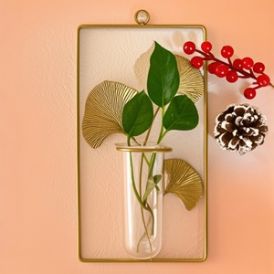 Appendiabiti in metallo idroponico da parete decorazione di bottiglie idroponiche in vetro per piante verdi cultura dell'acqua decorazione appesa - Product Image 3