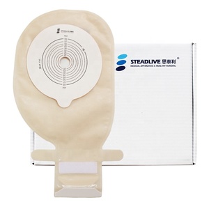 Stealive hidrokolloid temel plaka tek parça aktif karbon gaz filtresi Colostomy çanta yapıştırıcı <span class=keywords><strong>Ostomy</strong></span> çanta kanca ve döngü ile - Product Image 6