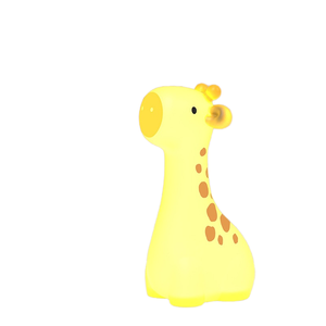 Lampe de chevet LED créative et moderne en forme de girafe, en silicone, à commande tactile, intensité réglable, alimentation par batterie, cadeau pour enfants, chargement USB - Product Image 1