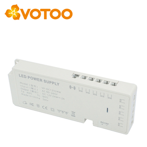 10 + 1 đa cổng siêu mỏng dẫn lái xe 12V24V 24 Wát điện áp không đổi Slim LED Strip cung cấp điện - Product Image 4