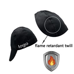 Protezione della testa cappello resistente al fuoco per la saldatura della stazione di servizio vigile del fuoco riparazione del veicolo in <span class=keywords><strong>cotone</strong></span> traspirante a prova di fuoco casco fodera - Product Image 3