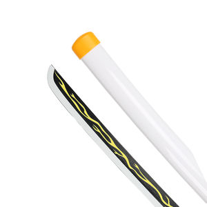 Hot Demon Slayer Agatsuma <span class=keywords><strong>Zenitsu</strong></span> Kidults Jeu de rôle En Bois Anime Prop Sécurité Court Mini <span class=keywords><strong>Katana</strong></span> Jouet Épées pour Cosplay Garçons Filles - Product Image 2