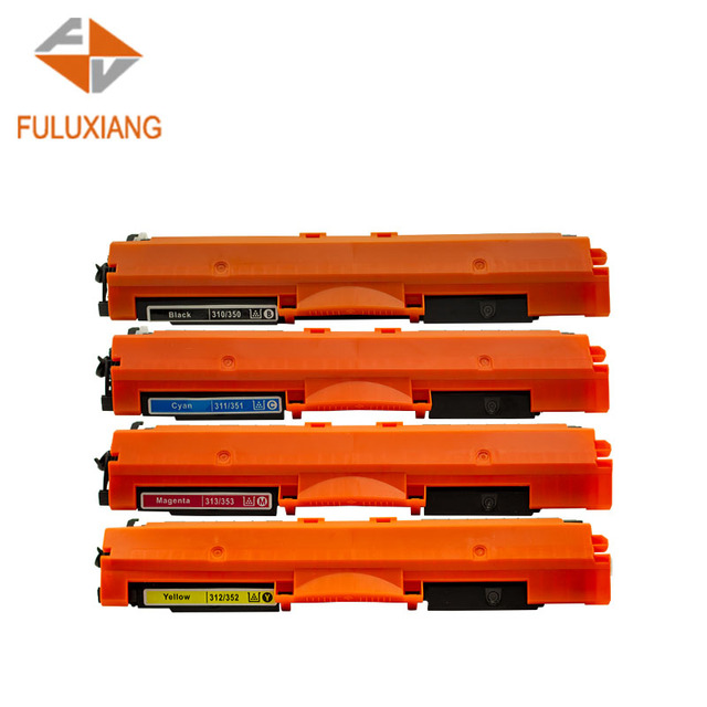 FULUXIANG Compatible 126A CE310A CE311A CE312A CE313A CRG329 Printer Toner Cartridge for HP LaserJet CP1025/1025nw/LaserJet 100
