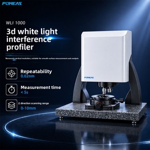 Interféromètre à lumière blanche 3D POMEAS : Profilomètre optique WLI nanométrique pour la rugosité des surfaces et la métrologie des semi-conducteurs Chine - Product Image 1