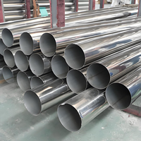 Tuyau/Tube Rond en Acier Inoxydable ASTM 304 316L Sans Soudure 4mm avec Finition de Surface BA, Services de Construction, Pliage, Découpe et Soudage