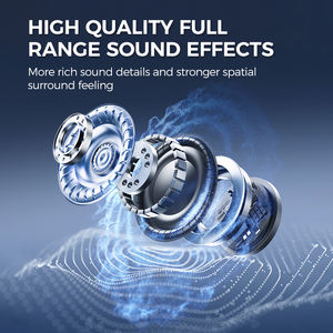 全新设计人工智能翻译无线耳机全液晶触摸屏游戏耳机防水耳机 - Product Image 5