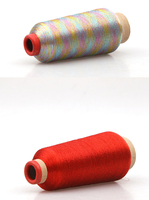 Suministros de Fábrica, Hilo de Bordar de Poliéster Metálico Dorado y Plateado 150D MS, Hilo Metálico Lurex PET Tipo MH MX para Tejido