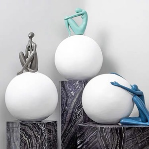 Figuras artesanales de resina personalizadas para mujer, figuritas de baile sexy desnuda para Decoración de mesa