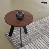 Meubles en bois au design moderne NORYA pour la maison Table d'appoint en bois massif noyer pour le salon