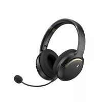 Casque supra-auriculaire sport OEM, casque stéréo HIFI, casque dynamique de jeu pour téléphone portable Blue Tooth avec micro