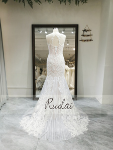 Ruolai QW01581 senza maniche in pizzo con perline e gonna rimovibile eleganti abiti da <span class=keywords><strong>sposa</strong></span> per le spose - Product Image 6