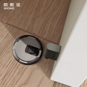 Design moderno in lega di zinco tappo porta punzonatura e incollatura installazione per porta in legno - Product Image 6