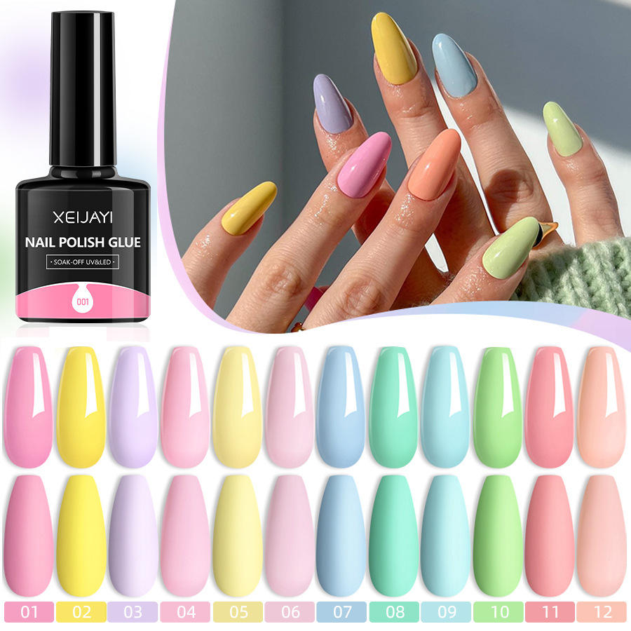 7ml Macaron Gel caramella smalto 184 colori primavera estate rosa