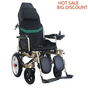 Лидер продаж, низкая цена, самая легкая Складная портативная дешевая электрическая инвалидная коляска для инвалидов с дистанционным управлением, производство