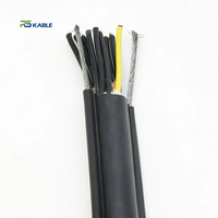 Câble de grue RVV2G 4x1,5mm en cuivre PVC haute flexibilité, résistant au froid 600V, personnalisé en gros