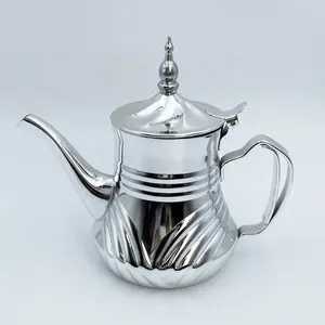 Oriental Tea Cooking Set Coffee and Tea Making Pot Induction Stainless Steel Glass Teapot with Cups