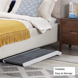 Op Maat Gemaakte Logo Hond Ramp Duurzame Huisdier Ladder Te Bereiken Hoog Bed En Bank Opvouwbare Houten Huisdier Oprit Met Verstelbare Hoogte - Product Image 6