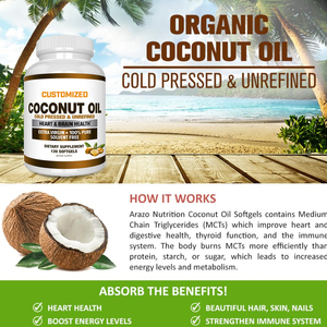 100% प्राकृतिक जैव कार्बनिक अतिरिक्त कुंवारी कार्बनिक नारियल तेल अतिरिक्त कुंवारी नारियल तेल - Product Image 5