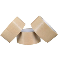 Ruban adhésif en papier kraft personnalisé avec logo, ruban d'étanchéité pour cartons, ruban d'emballage imprimé pour boîtes d'expédition, fournitures d'emballage de marque
