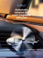 Désodorisant de voiture en alliage de zinc, décoration de grille d'aération intérieure, parfum solide désodorisant, vente en gros