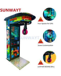 Vente en gros Parc d'attraction <span class=keywords><strong>Boxe</strong></span> Machine <span class=keywords><strong>de</strong></span> jeu d'arcade Big Punch Machine à poinçonner Simulateur d'anneau - Product Image 5