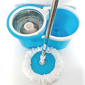 Giá Tốt Nhà Làm Sạch Lau Kính Thiên Văn Thanh Xử Lý Sợi Nhỏ Phẳng Lau Quay 360 Lau Và Xô Thiết Lập - Product Image 3