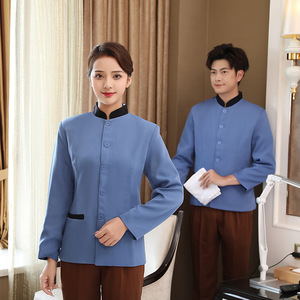 Uniforme del personal del <span class=keywords><strong>hotel</strong></span> para <span class=keywords><strong>limpieza</strong></span> <span class=keywords><strong>de</strong></span> azafatas y trabajos <span class=keywords><strong>de</strong></span> <span class=keywords><strong>limpieza</strong></span>-Traje <span class=keywords><strong>de</strong></span> <span class=keywords><strong>trabajo</strong></span> profesional - Product Image 4