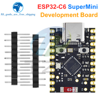 Placa de Desarrollo TZT ESP32-C6 SuperMini, Microcontrolador, Programación, Aprendizaje, Placa Base